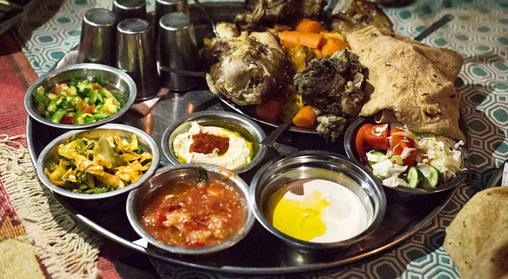 Traditional Bedouin Food in Wadi Rum